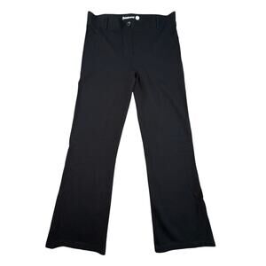 Betabrand Classic Dress Pant Yoga Pull On Pant Bootcut Black Size Large